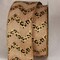 The Ribbon People Gold and Black Cheetah Design Wired Craft Ribbon 2".5 x 20 Yards